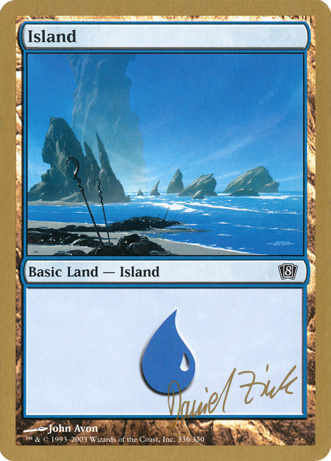 Island (dz336) (Daniel Zink) [World Championship Decks 2003] | Galaxy Games LLC