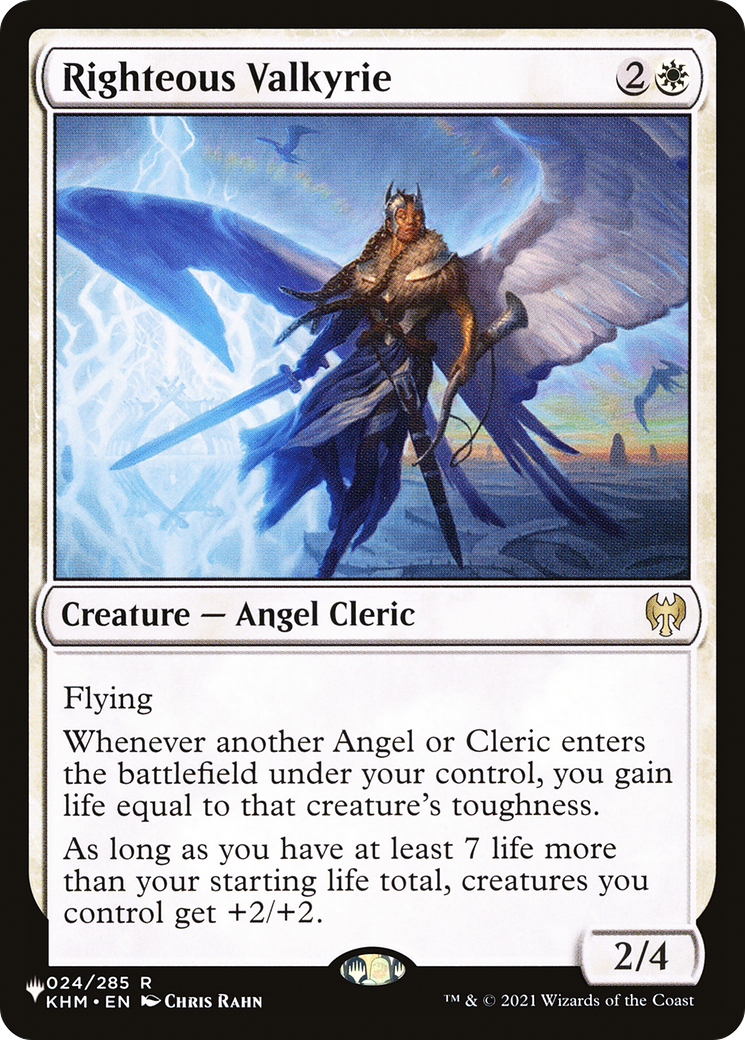 Righteous Valkyrie [Secret Lair: Angels] | Galaxy Games LLC