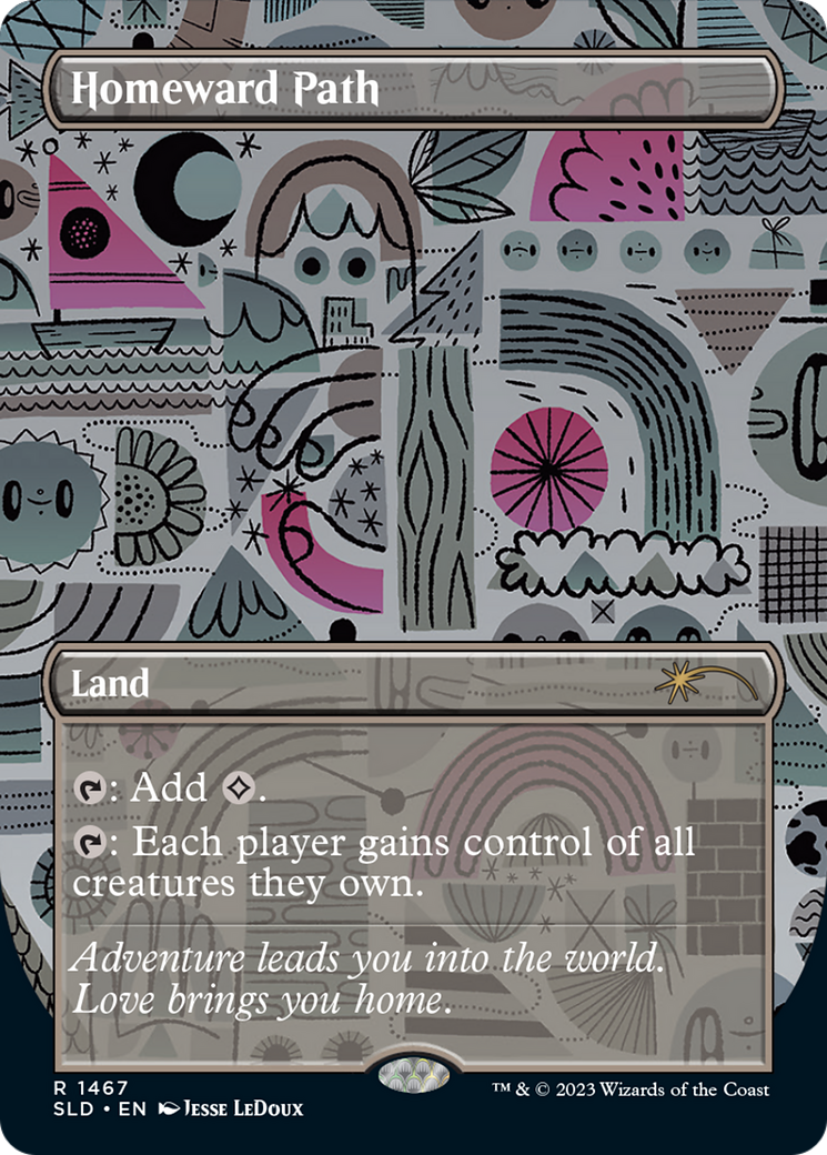 Homeward Path (Rainbow Foil) [Secret Lair Drop Series] | Galaxy Games LLC
