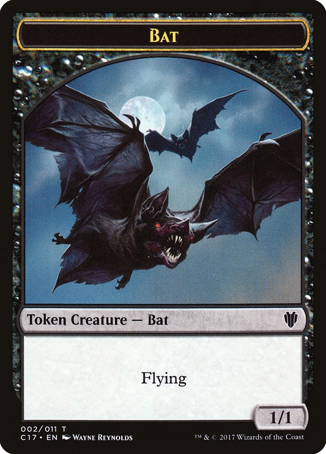 Bat // Vampire Double-Sided Token [Commander 2017 Tokens] | Galaxy Games LLC