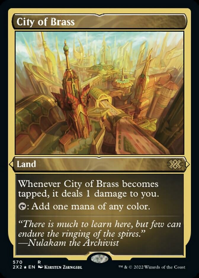 City of Brass (Foil Etched) [Double Masters 2022] | Galaxy Games LLC