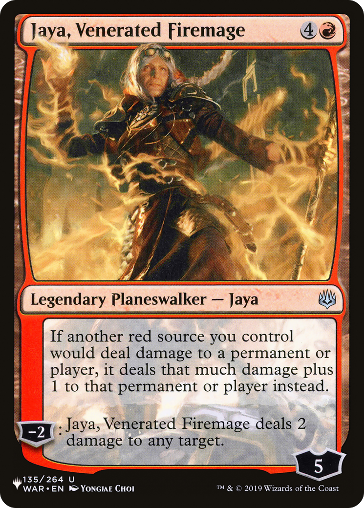 Jaya, Venerated Firemage [The List] | Galaxy Games LLC