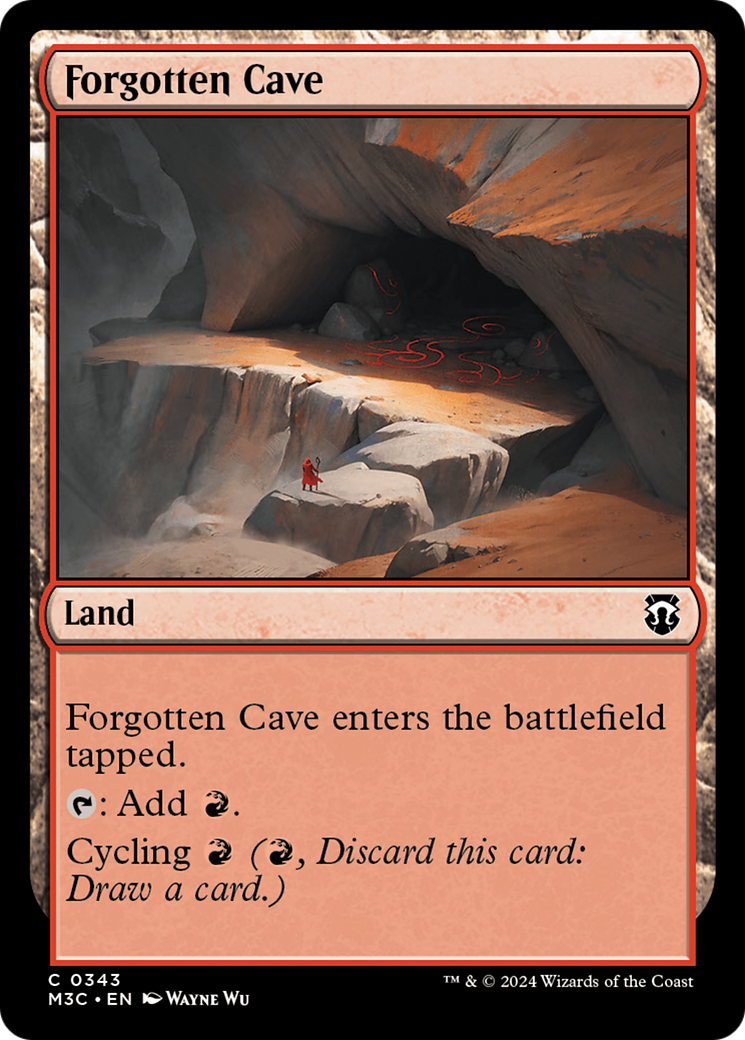 Forgotten Cave (Ripple Foil) [Modern Horizons 3 Commander] | Galaxy Games LLC