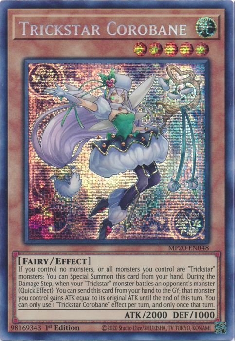 Trickstar Corobane [MP20-EN048] Prismatic Secret Rare | Galaxy Games LLC