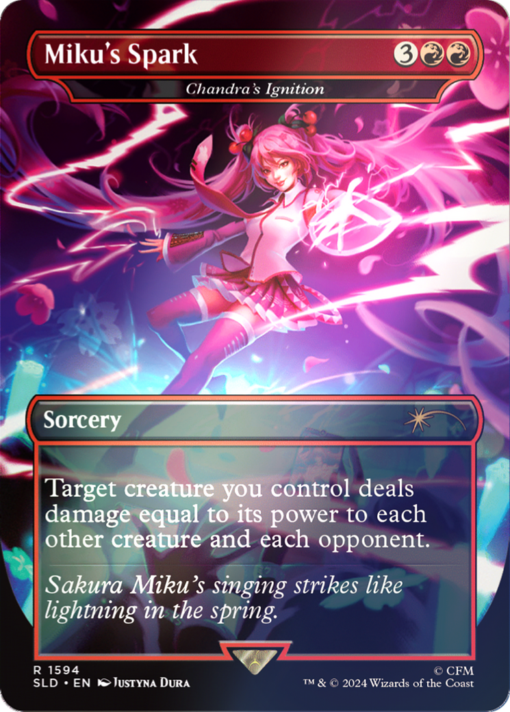 Miku's Spark - Chandra's Ignition (Rainbow Foil) [Secret Lair Drop Series] | Galaxy Games LLC