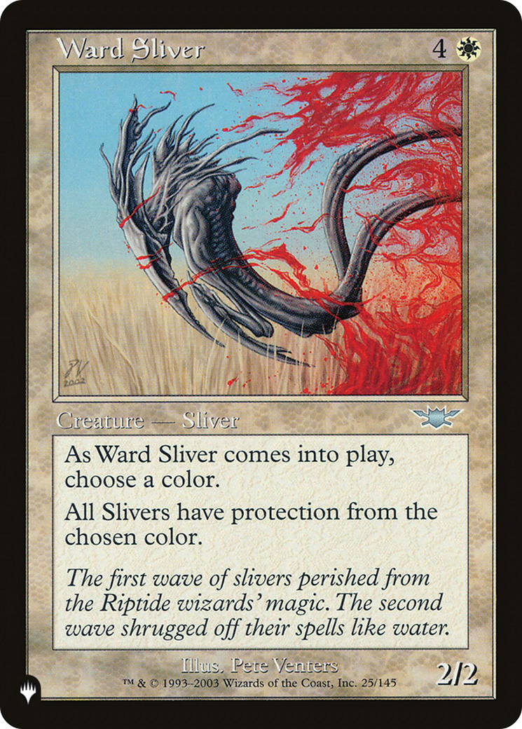 Ward Sliver [The List] | Galaxy Games LLC