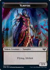 Blood // Vampire (007) Double-Sided Token [Innistrad: Crimson Vow Tokens] | Galaxy Games LLC