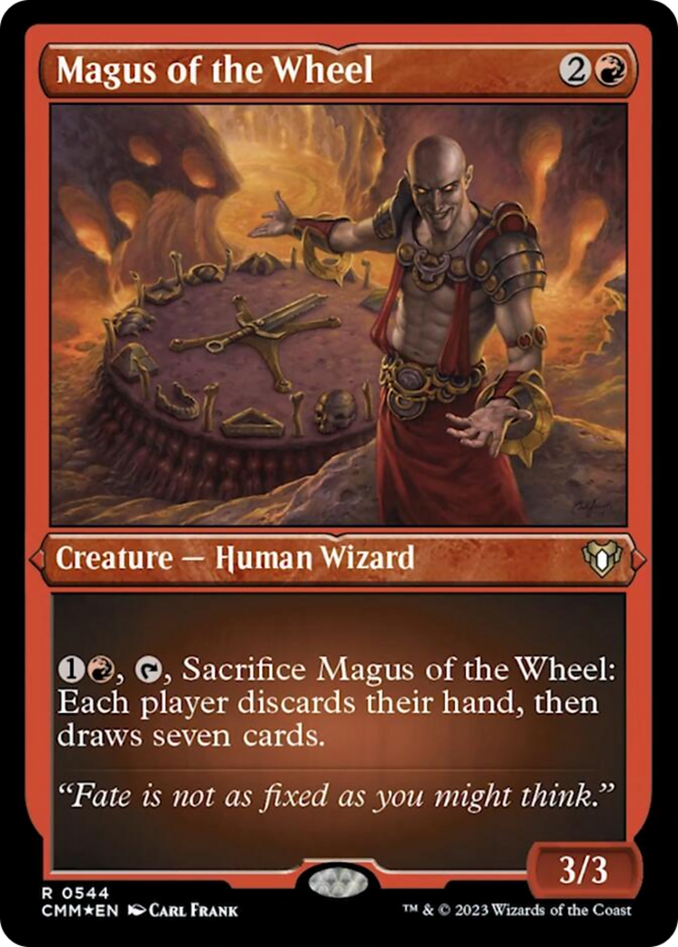 Magus of the Wheel (Foil Etched) [Commander Masters] | Galaxy Games LLC