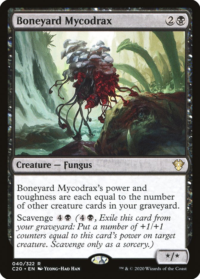 Boneyard Mycodrax [Commander 2020] | Galaxy Games LLC