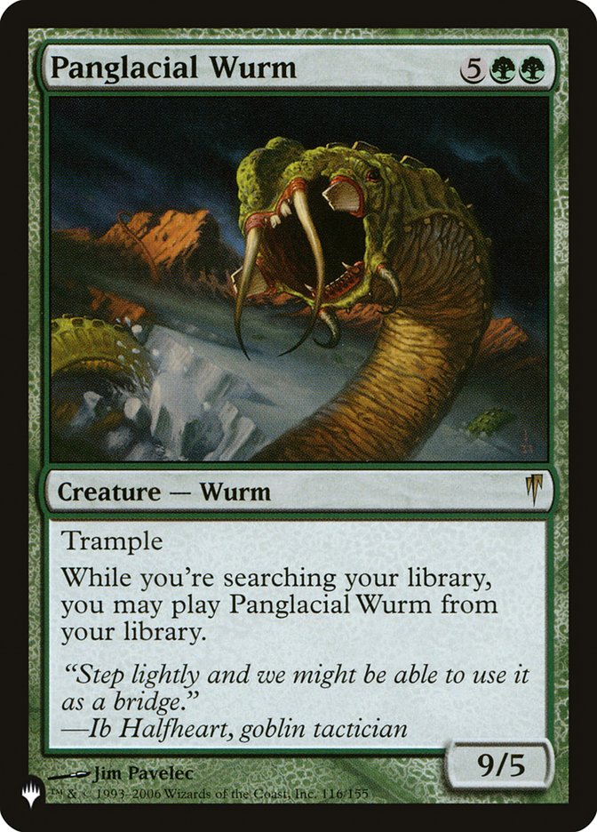 Panglacial Wurm [The List] | Galaxy Games LLC