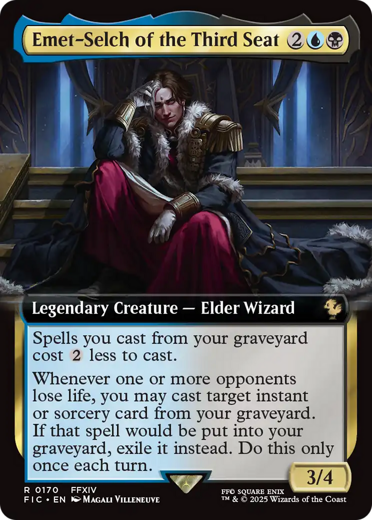 Emet-Selch of the Third Seat (Extended Art) [FINAL FANTASY Commander] | Galaxy Games LLC