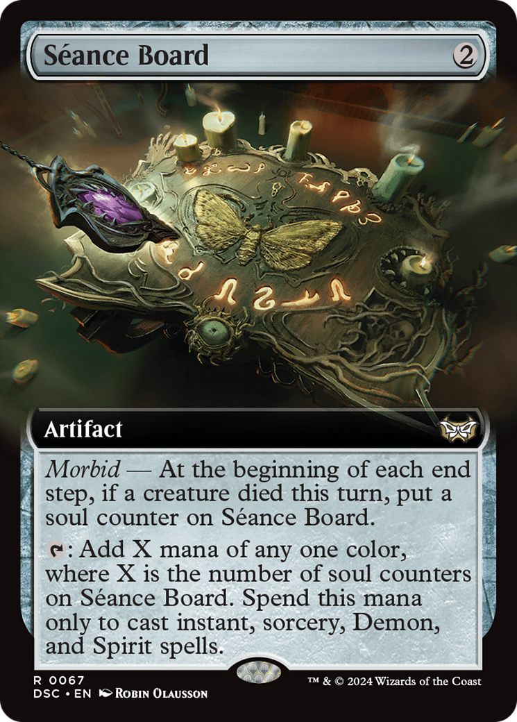 Seance Board (Extended Art) [Duskmourn: House of Horror Commander] | Galaxy Games LLC