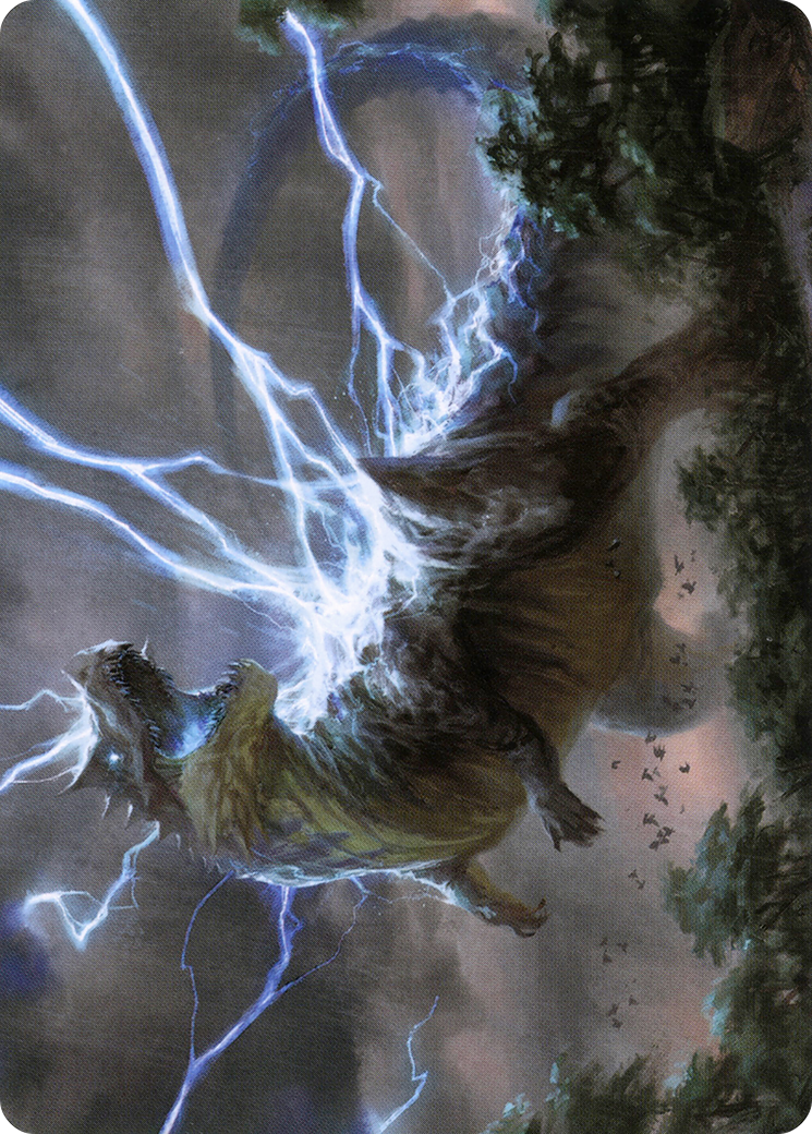 Thrasta, Tempest's Roar Art Card (41) [Modern Horizons 2 Art Series] | Galaxy Games LLC