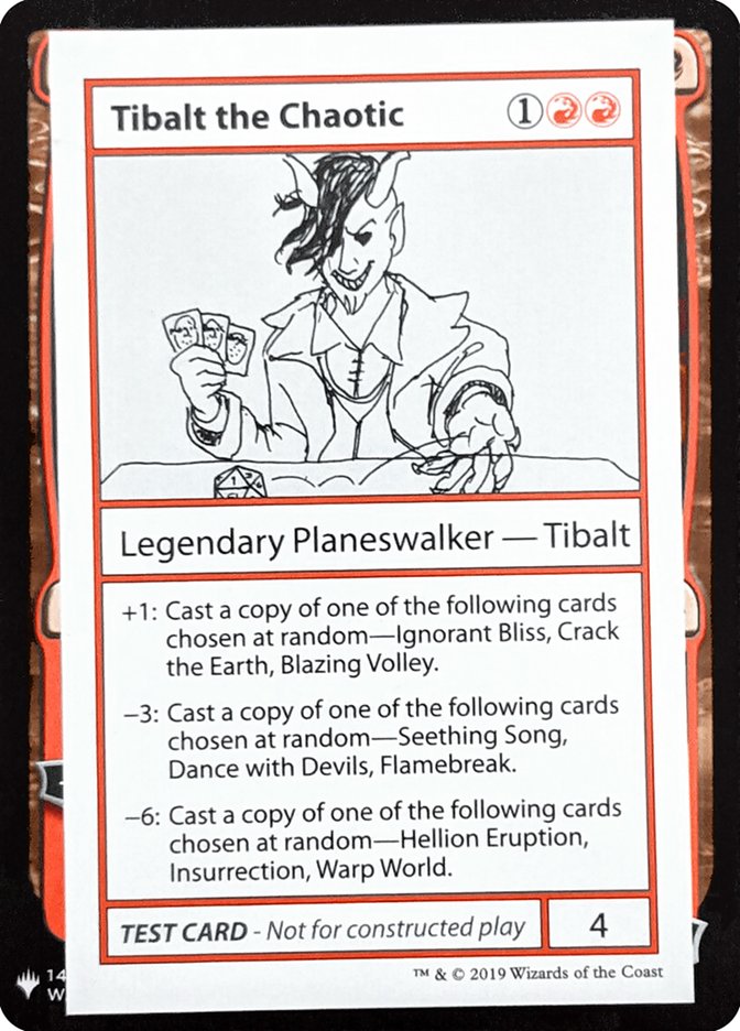 Tibalt the Chaotic [Mystery Booster Playtest Cards] | Galaxy Games LLC