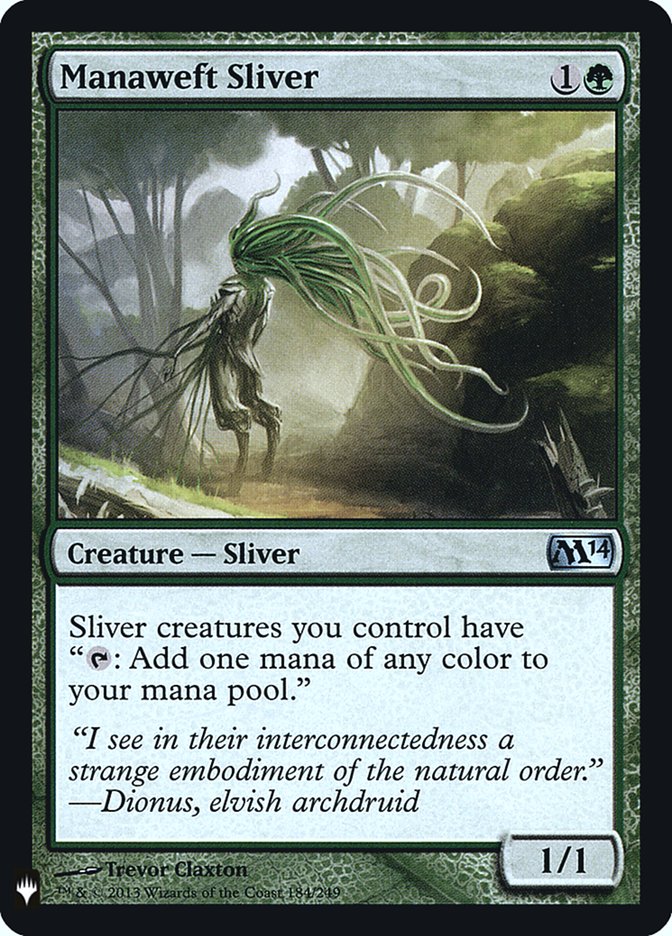 Manaweft Sliver [Mystery Booster] | Galaxy Games LLC