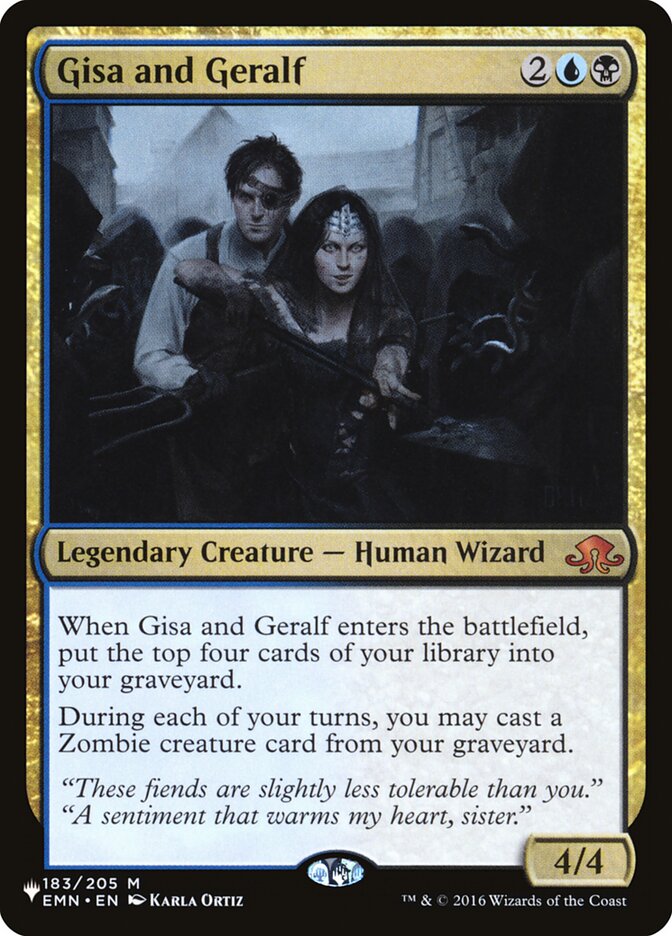 Gisa and Geralf [The List] | Galaxy Games LLC
