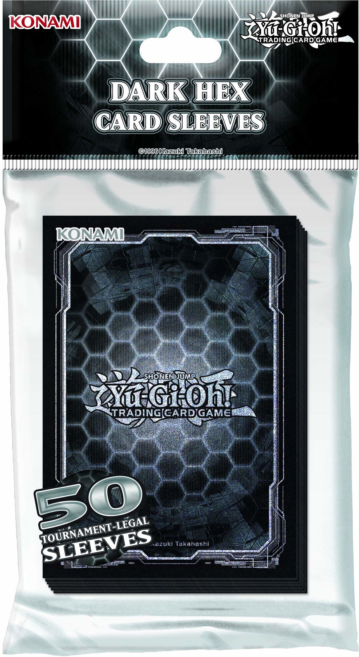 Card Sleeves 50-Pack (Dark Hex) | Galaxy Games LLC