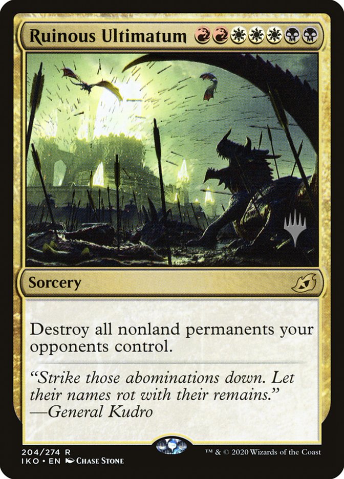 Ruinous Ultimatum (Promo Pack) [Ikoria: Lair of Behemoths Promos] | Galaxy Games LLC
