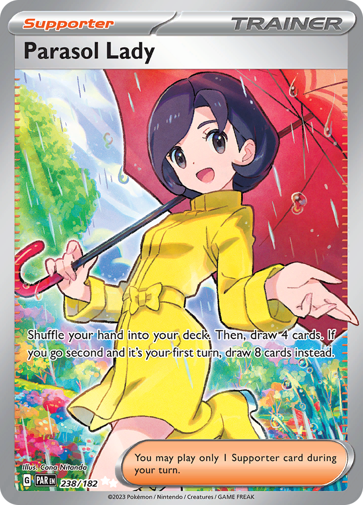 Parasol Lady (238/182) [Scarlet & Violet: Paradox Rift] | Galaxy Games LLC