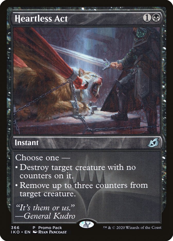 Heartless Act (Promo Pack) [Ikoria: Lair of Behemoths Promos] | Galaxy Games LLC