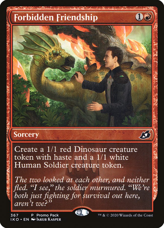Forbidden Friendship (Promo Pack) [Ikoria: Lair of Behemoths Promos] | Galaxy Games LLC
