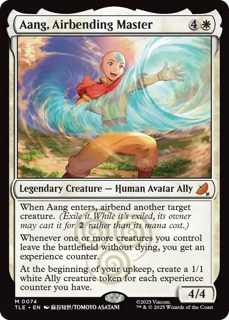 Aang, Airbending Master [Avatar: The Last Airbender: Eternal-Legal] | Galaxy Games LLC
