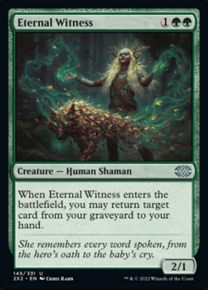 Eternal Witness [Double Masters 2022] | Galaxy Games LLC