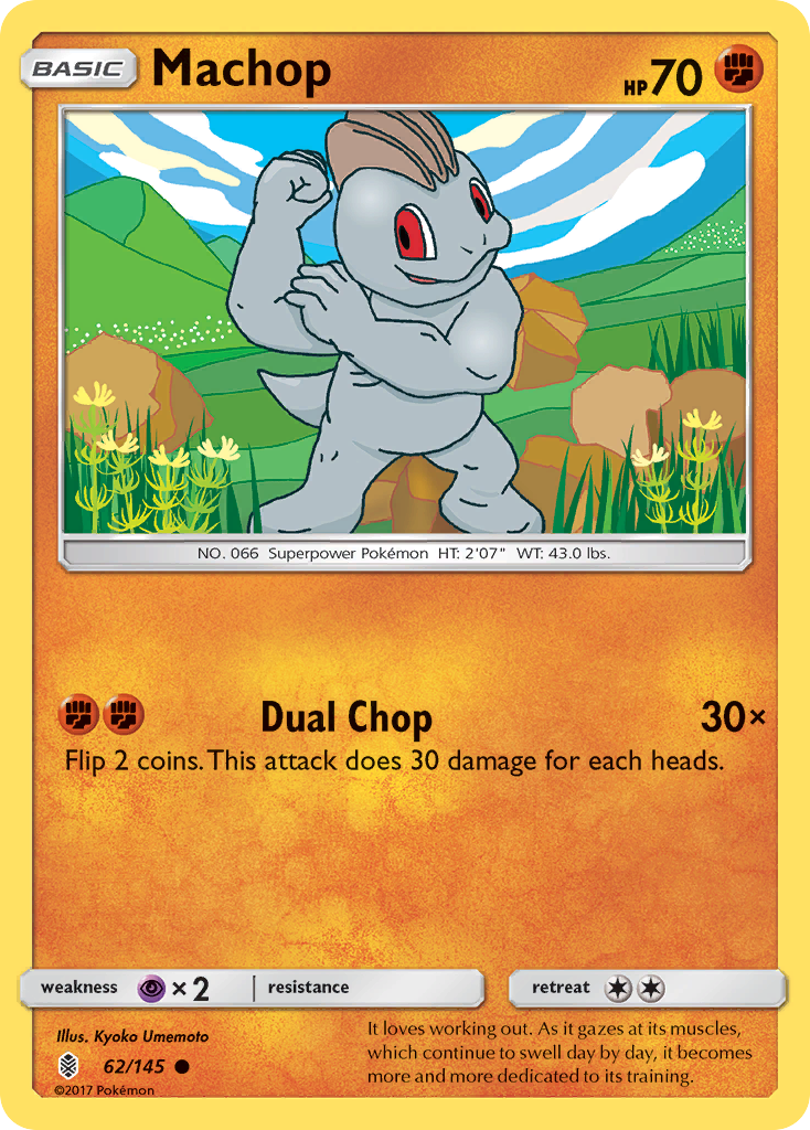 Machop (62/145) [Sun & Moon: Guardians Rising] | Galaxy Games LLC