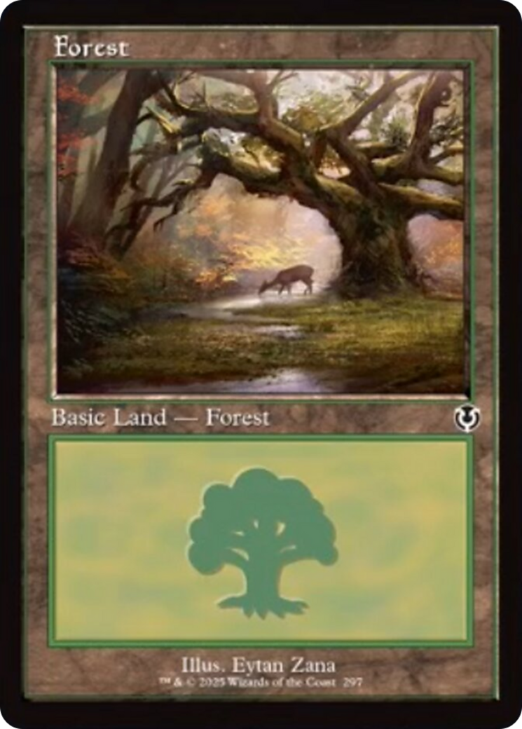 Forest (297) (Retro Frame) [Innistrad Remastered] | Galaxy Games LLC