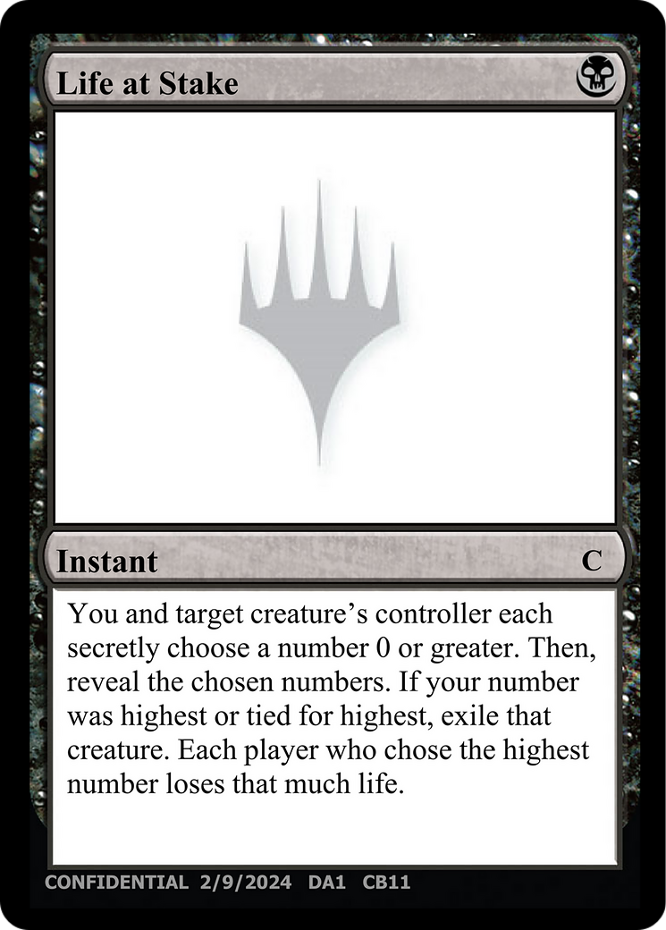 Life at Stake [Unknown Event] | Galaxy Games LLC