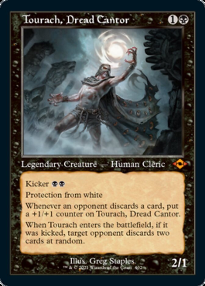 Tourach, Dread Cantor (Retro Foil Etched) [Modern Horizons 2] | Galaxy Games LLC