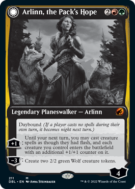 Arlinn, the Pack's Hope // Arlinn, the Moon's Fury [Innistrad: Double Feature] | Galaxy Games LLC