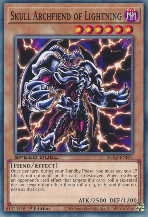 Skull Archfiend of Lightning [SGX3-ENE01] Common | Galaxy Games LLC