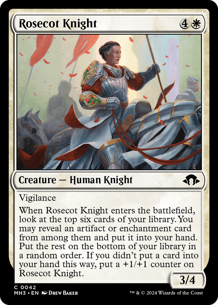 Rosecot Knight [Modern Horizons 3] | Galaxy Games LLC