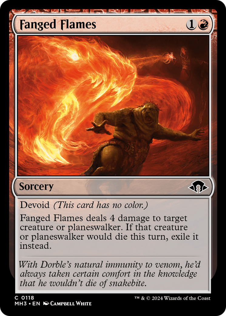 Fanged Flames [Modern Horizons 3] | Galaxy Games LLC