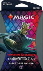Dungeons & Dragons: Adventures in the Forgotten Realms - Theme Booster (Black) | Galaxy Games LLC
