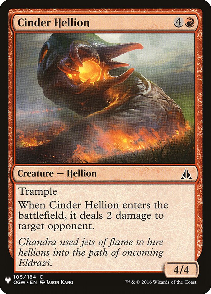 Cinder Hellion [Mystery Booster] | Galaxy Games LLC