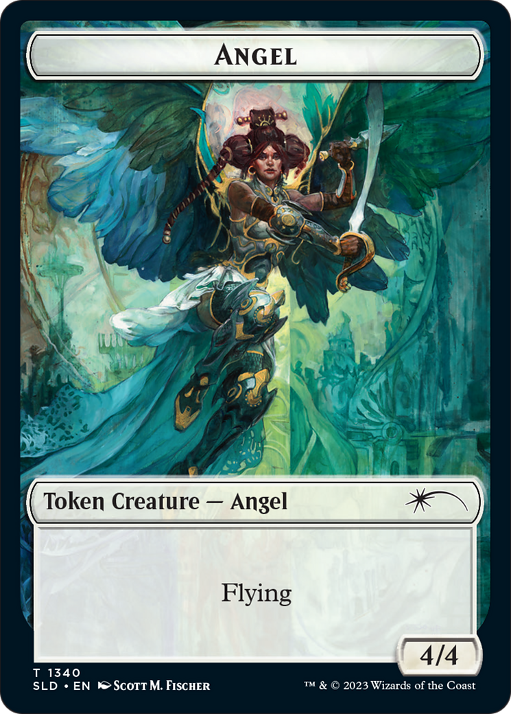 Angel // Spirit Double-Sided Token [Secret Lair Drop Series] | Galaxy Games LLC