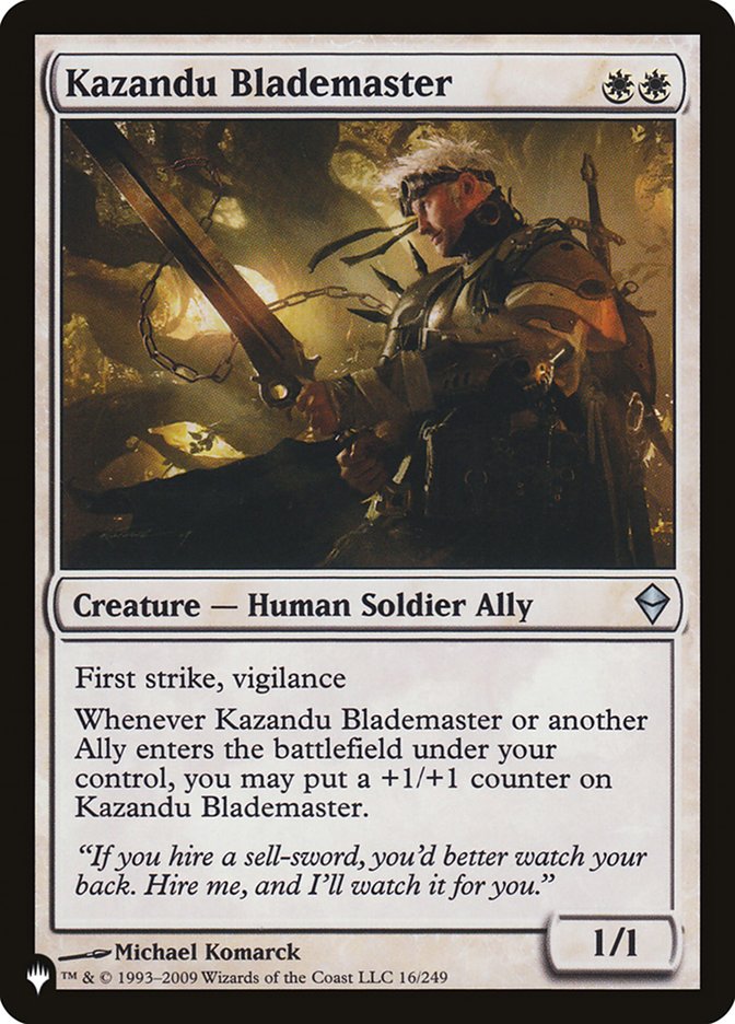 Kazandu Blademaster [The List] | Galaxy Games LLC