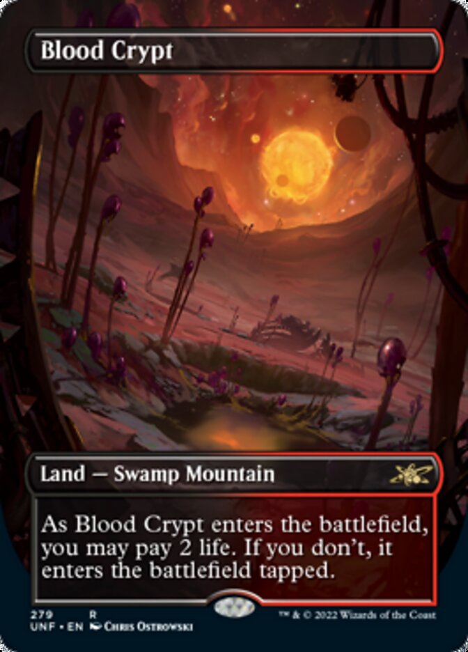 Blood Crypt (Borderless) [Unfinity] | Galaxy Games LLC