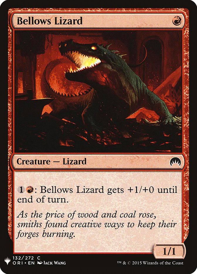 Bellows Lizard [Mystery Booster] | Galaxy Games LLC