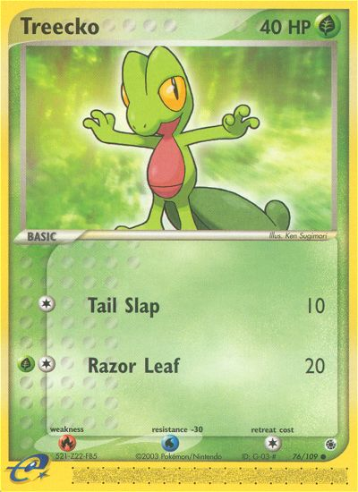 Treecko (76/109) [EX: Ruby & Sapphire] | Galaxy Games LLC