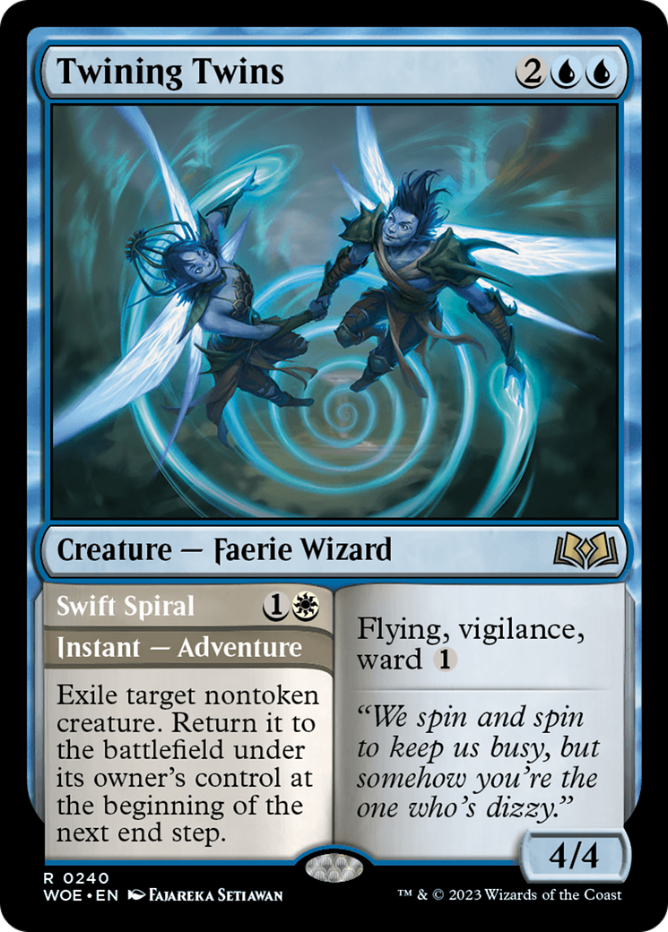 Twining Twins // Swift Spiral [Wilds of Eldraine] | Galaxy Games LLC