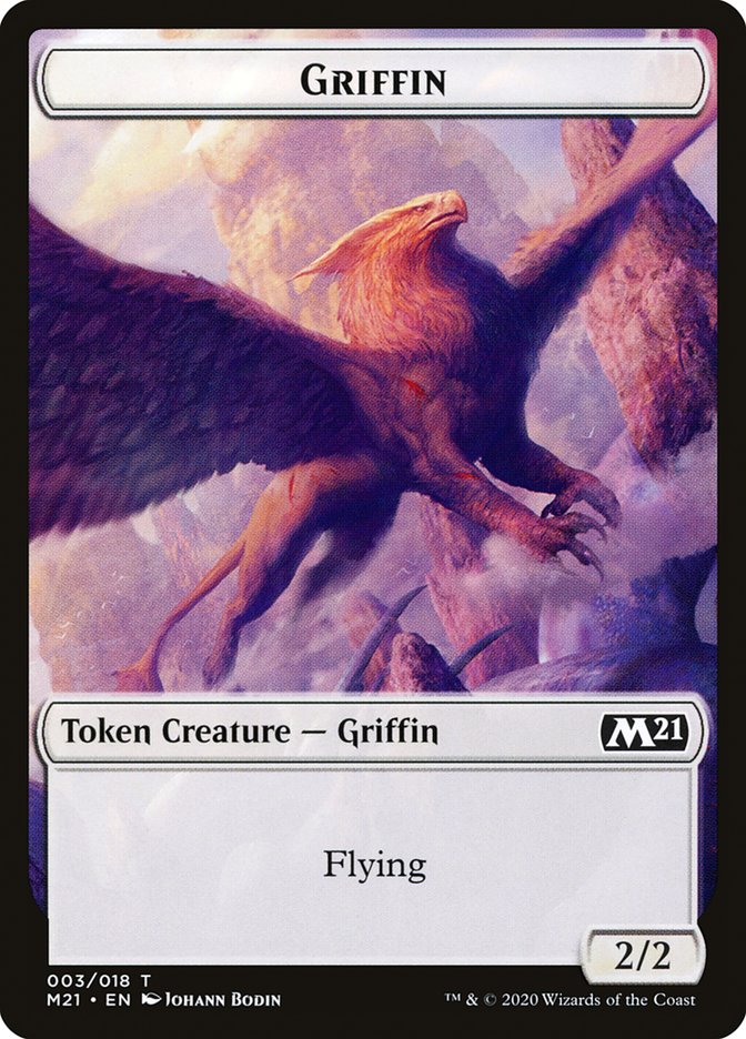Goblin Wizard // Griffin Double-Sided Token [Core Set 2021 Tokens] | Galaxy Games LLC