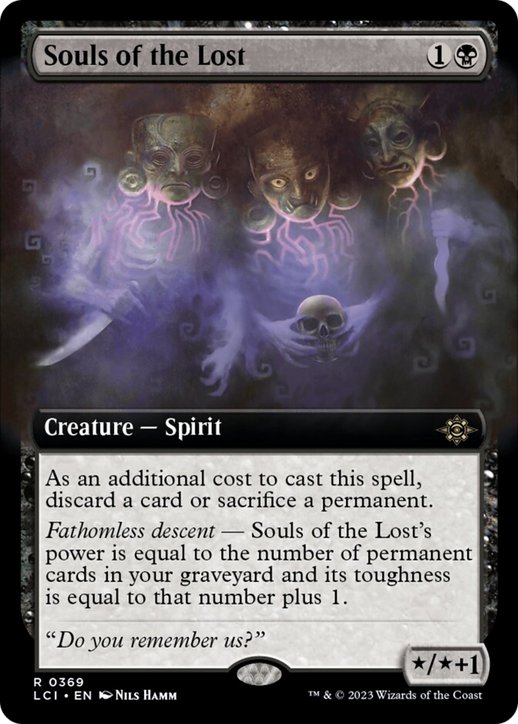 Souls of the Lost (Extended Art) [The Lost Caverns of Ixalan] | Galaxy Games LLC