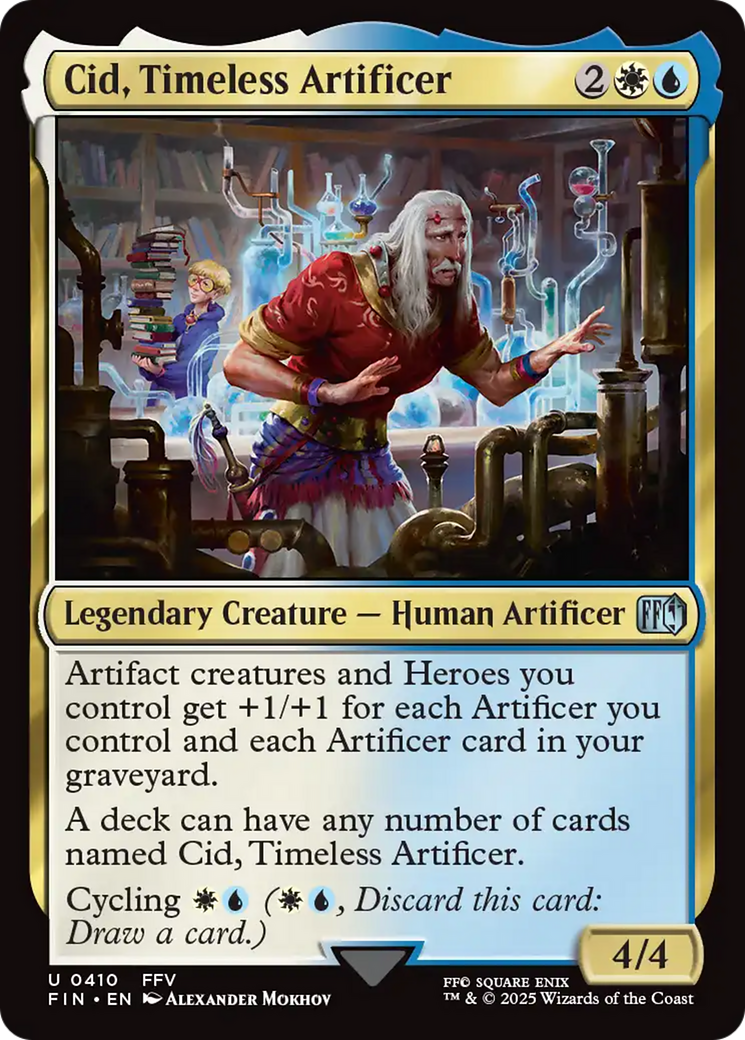 Cid, Timeless Artificer (0410) [FINAL FANTASY] | Galaxy Games LLC