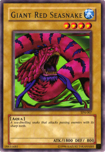 Giant Red Seasnake [TP4-007] Rare | Galaxy Games LLC