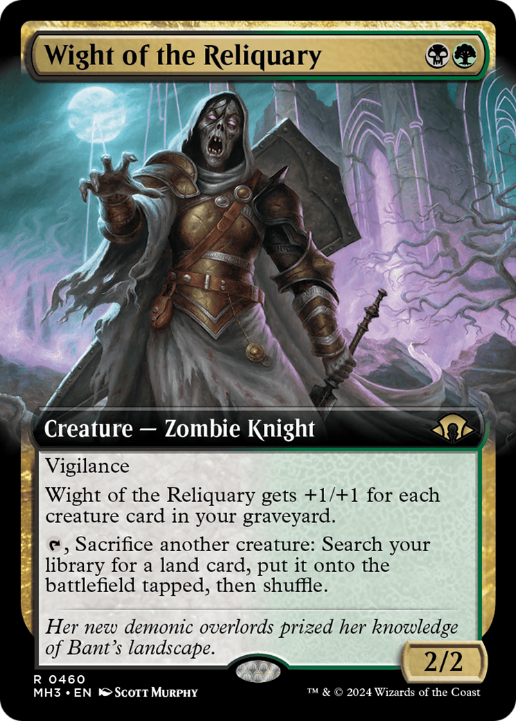 Wight of the Reliquary (Extended Art) [Modern Horizons 3] | Galaxy Games LLC