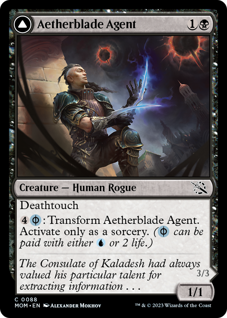 Aetherblade Agent // Gitaxian Mindstinger [March of the Machine] | Galaxy Games LLC