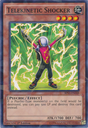 Telekinetic Shocker [BP03-EN048] Shatterfoil Rare | Galaxy Games LLC